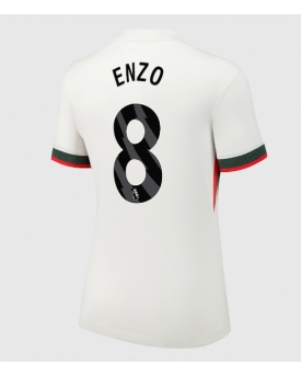 Billige Fotballdrakt Chelsea Enzo Fernandez #8 Replika Bortedrakt Dame 2025-26 Kortermet Billige Fotballdrakt Chelsea Enzo Fernandez #8 Replika Bortedrakt Dame 2025-26 Kortermet